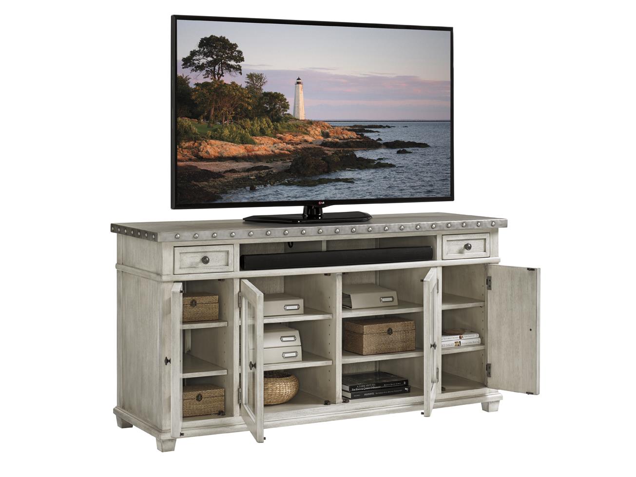 Lexington Oyster Bay 714907 Shadow Valley Media Console with Burnished